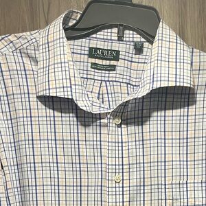 Ralph Lauren button front lightweight dress shirt